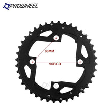 Laden Sie das Bild in den Galerie-Viewer, PROWHEEL MTB Chainring 64/96/104 BCD Triple Plate 8 9 10 11 Speed 22/32/42T Sprocket 22/32/44T Chainwheel 22/30/40T Crwons
