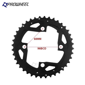 PROWHEEL MTB Chainring 64/96/104 BCD Triple Plate 8 9 10 11 Speed 22/32/42T Sprocket 22/32/44T Chainwheel 22/30/40T Crwons