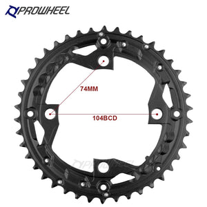 PROWHEEL MTB Chainring 64/96/104 BCD Triple Plate 8 9 10 11 Speed 22/32/42T Sprocket 22/32/44T Chainwheel 22/30/40T Crwons