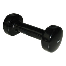 Laden Sie das Bild in den Galerie-Viewer, Black Vinyl Kurzhanteln, Trainingszubehör Gewichte Fitness Aerobic
