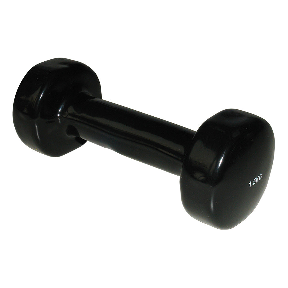 Black Vinyl Kurzhanteln, Trainingszubehör Gewichte Fitness Aerobic