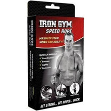 Laden Sie das Bild in den Galerie-Viewer, Brown Iron Gym Wire Speed Rope Springseil
