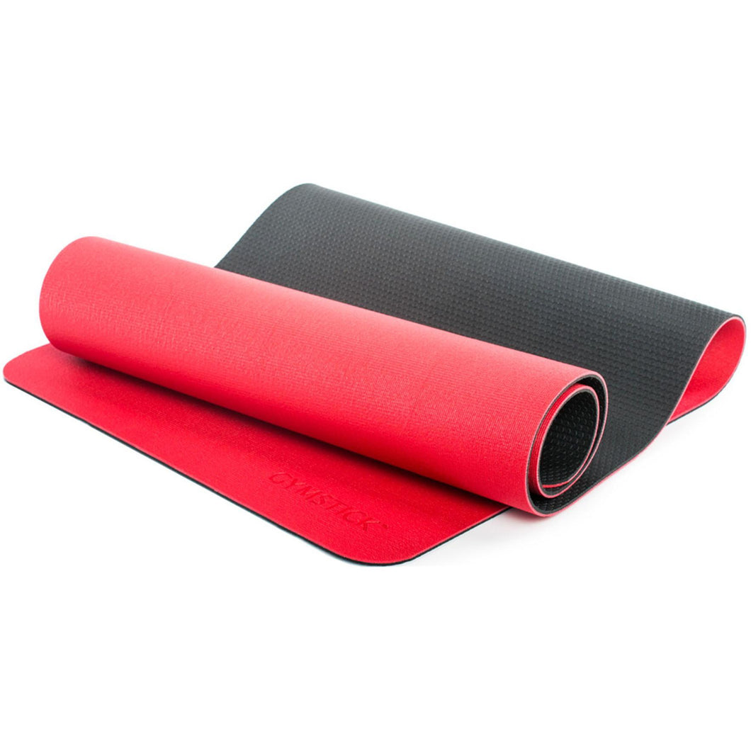 Red Gymstick Yogamatte Pro, (rot/schwarz, grau/schwarz)