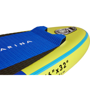 AQUA MARINA das aufblasbare BEAST 10'6''x32''x6'' - Stand Up Paddle Board, Surf Kajak Boot