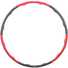 Laden Sie das Bild in den Galerie-Viewer, Avento Hula Hoop Reifen, das ORIGINAL, Ø 100 cm  schwarz/rot
