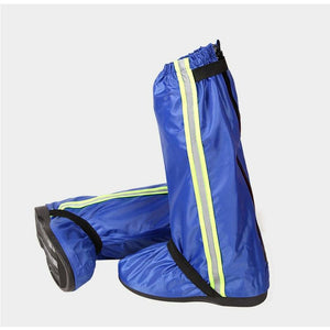 Regen-Überziehschuh mit rutschfester Sohle und faltbar für die Tasche zum Mitnehmen.
