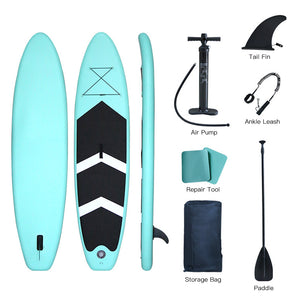 SUP Board Green 10'5''x 30"x 6" – ultralight