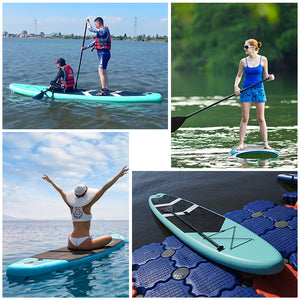 SUP Board Green 10'5''x 30"x 6" – ultralight