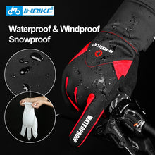 Laden Sie das Bild in den Galerie-Viewer, INBIKE Thermo Mountainbike Handschuhe, winddichte - wärmende - Vollfingeroutdoor-Sporthandschuhe
