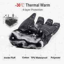 Laden Sie das Bild in den Galerie-Viewer, NEWBOLER Sport Winter Handschuhe für Fahrrad, wasserdicht, 5°/-10°/-30°/-40° C
