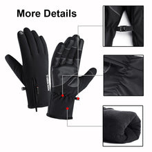 Laden Sie das Bild in den Galerie-Viewer, NEWBOLER Sport Winter Handschuhe für Fahrrad, wasserdicht, 5°/-10°/-30°/-40° C
