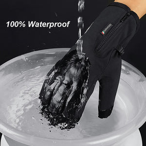 NEWBOLER Sport Winter Handschuhe für Fahrrad, wasserdicht, 5°/-10°/-30°/-40° C
