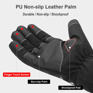 NEWBOLER Sport Winter Handschuhe für Fahrrad, wasserdicht, 5°/-10°/-30°/-40° C