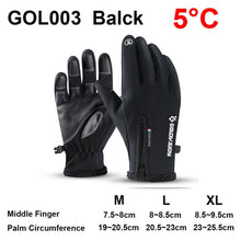 Laden Sie das Bild in den Galerie-Viewer, NEWBOLER Sport Winter Handschuhe für Fahrrad, wasserdicht, 5°/-10°/-30°/-40° C
