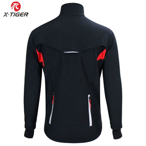 X-TIGER Winter Fahrrad Jacke für MTB und Gravel Bike