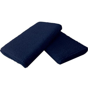 Black Sportec Schweißbänder, 8 cm & 13 cm breit,  weiß, marine blau, braun