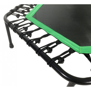 Fitness-Trampolin mit Schutzabdeckung, sechseckig, für zu Hause od. Fitnessstudio