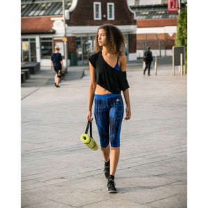 Gray Urban Yogamatte,  183 cm x 61 cm x 4 mm,    (grün / rosa /  blau)