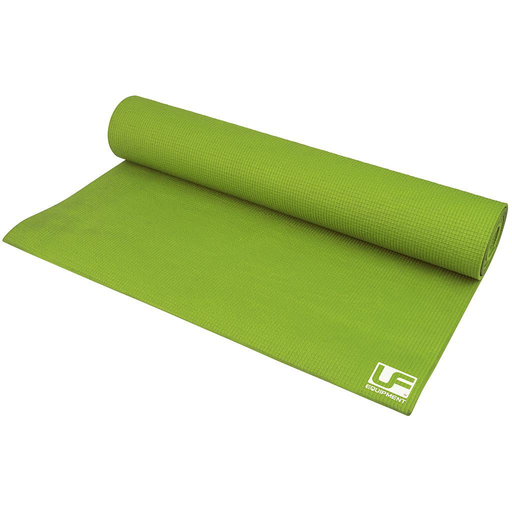 Yellow Green Urban Yogamatte,  183 cm x 61 cm x 4 mm,    (grün / rosa /  blau)